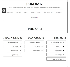 ברכת המזון בכל נוסח - מכל מקום ובהתאמה למובייל