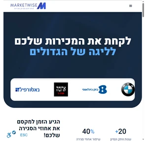 marketwise מקצוענות במכירות