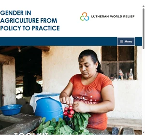 toolkit - gender in agriculture from policy to practice