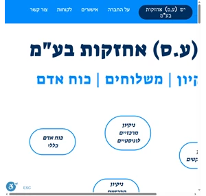 יש (ע.ס) אחזקות שירותי ניקיון משלוחים כוח אדם