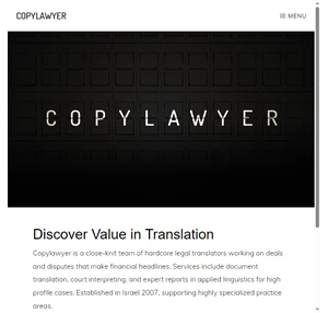 copylawyer the bilingual company