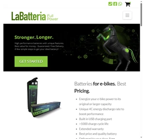 LaBatteria e-Bike Batteries סוללות לאופניים חשמליים