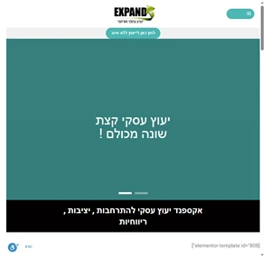 אקספנד יעוץ עסקי להתרחבות יציבות ריווחיות - יעוץ עסקי וארגוני