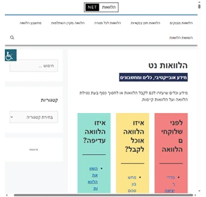 הלוואות נט אתר ההלוואות המרכזי של ישראל