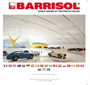 barrisol plafond tendu stretch ceiling spanndecke soffitto teso techo tensado barisol