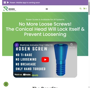 rosen screw rosen implant solutions