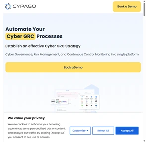 cypago - saas-based cyber grc automation platform