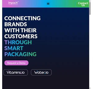 the internet of packaging company formerly water.io - impacx