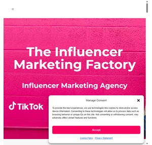 influencer marketing agency - the influencer marketing factory