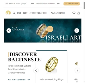 jewish jewelry judaica store in jerusalem - baltinester jewelry