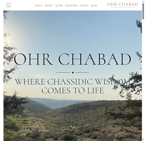 ohr chabad where chassidic wisdom comes to life