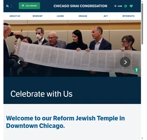 worship with chicago sinai congregation jewish synagogue