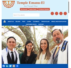 temple emanu-el of atlanta a reform jewish synagogue