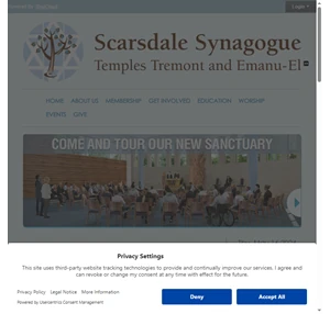 scarsdale synagogue temples tremont and emanu-el