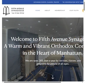 fifth avenue synagogue orthodox community manhattan new york