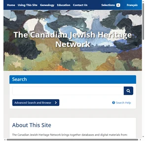 search - the canadian jewish heritage network - alex dworkin canadian jewish archives