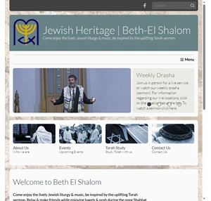 welcome to beth el shalom jewish heritage beth-el shalom