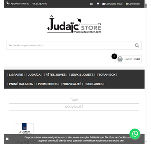 judaic store la librairie juive en ligne - judaicstore.com