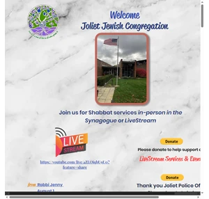 home joliet jewish congregation