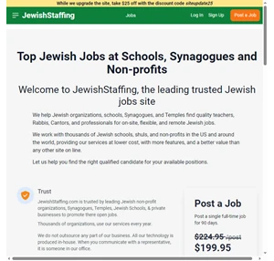 jewish staffing