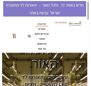 גלגל האור ייצור והטמעה של תאורות לד חוסכות אנרגיה לצרכנים