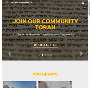 chabad at short hills - center for jewish life