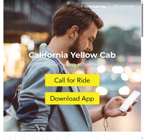 california yellow cab - orange county taxi service