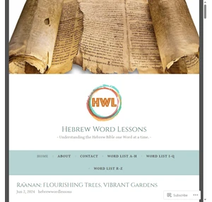 hebrew word lessons understanding the hebrew bible one word at a time.