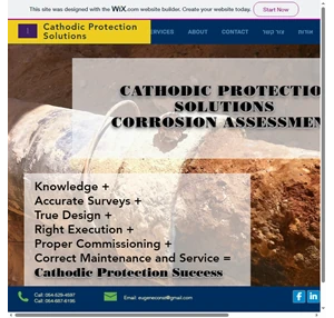 electrochemical cathodic protection corrosion assessment