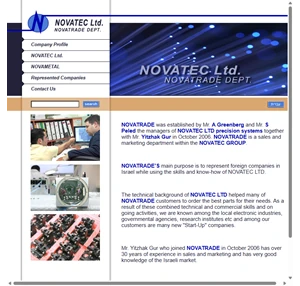 novatrade - home page
