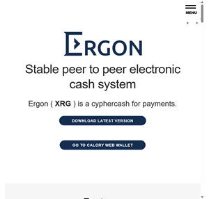 ergon - stable p2p electronic cash