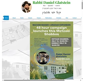rabbi daniel glatstein official - rabbidg.com