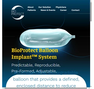 bioprotect balloon implant system - bioprotect