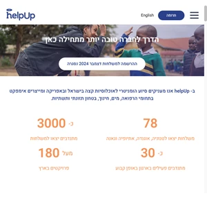 helpup הדרך לחברה טובה יותר