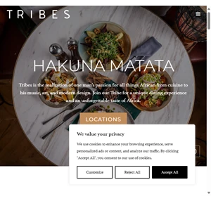 tribes african dining restaurant in dubai