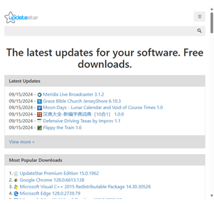 the latest software updates and free downloads - updatestar