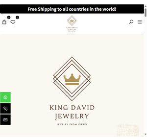 judaica jewelry - king david jewelry