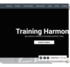 אימונים פונקציונליים training harmony חיפה