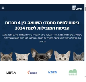 השוואת ביטוח לחיות מחמד החברה המנצחת של שנת 2024