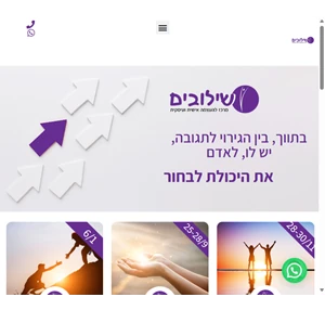 שילובים מרכז להעצמה אישית וארגונית שילובים מרכז להעצמה אישית וארגונית