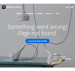 adobe portfolio build your own personalized website