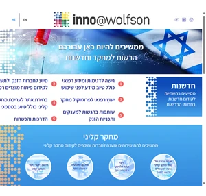 הרשות למחקר וחדשנות מרכז רפואי וולפסון