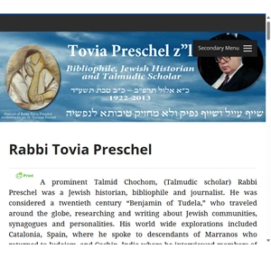 tovia preschel z"l bibliophile jewish historian and talmudic scholar