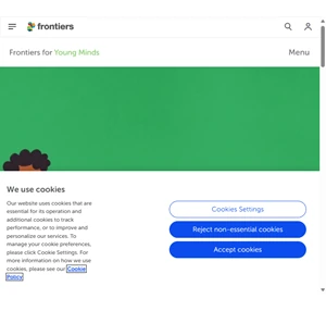 frontiers for young minds science for kids edited by kids