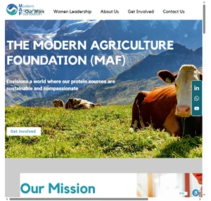 THE MODERN AGRICULTURE FOUNDATION (MAF) alternative protein