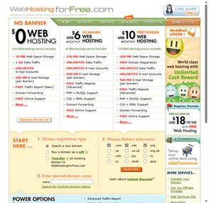 Web Hosting for Free.com