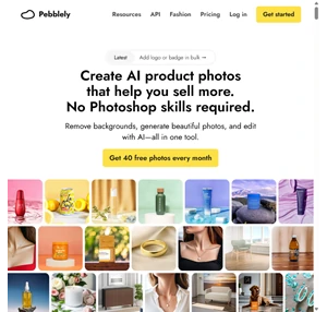 pebblely ai product photography create beautiful product photos in seconds with ai