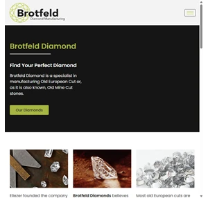 Brotfeld Diamonds Diamonds manufacturing