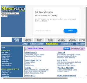 jewish directory and jewish search by mavensearch