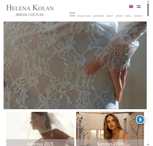 israeli wedding dresses designer book an appointment - helena kolan